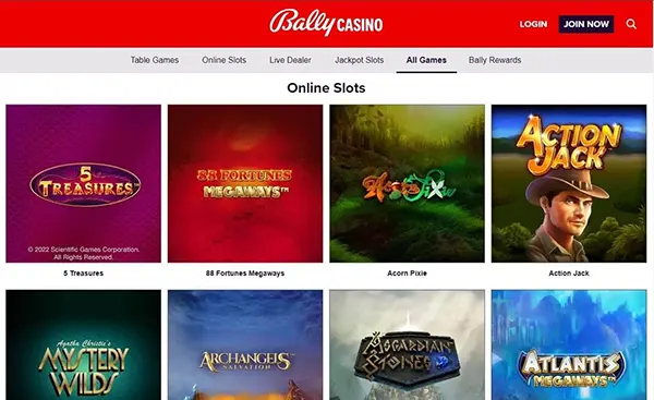 Bally live casino